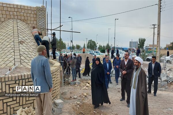 حضور کاروان خدمت شهرستان نایین در شهر انارک