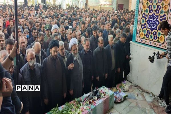 مراسم تشییع و خاکسپاری پیکر شهید والامقام حسین نوروزی ابوزیدآبادی