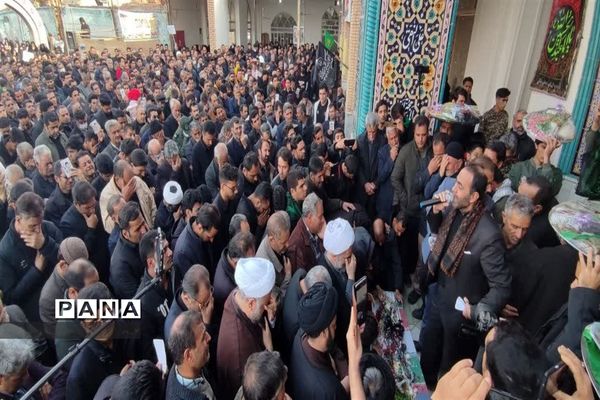 مراسم تشییع و خاکسپاری پیکر شهید والامقام حسین نوروزی ابوزیدآبادی