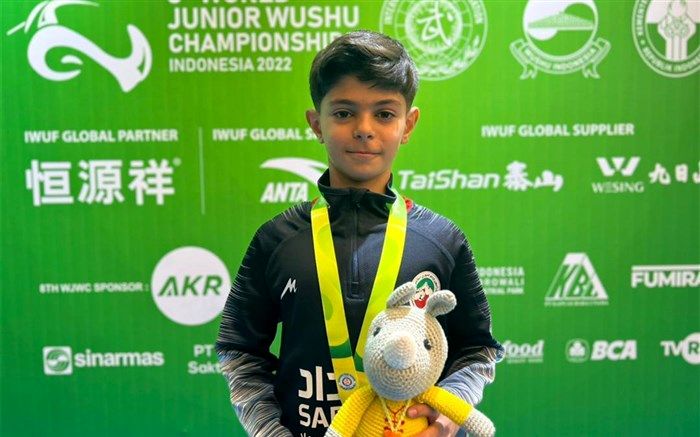دانش‌آموز اصفهانی در مسابقات جهانی ووشو مدال برنز گرفت