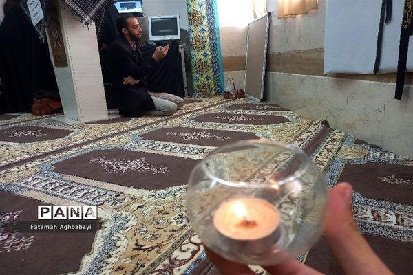 تشییع پیکر شهید گمنام در دبیرستان مرضیه