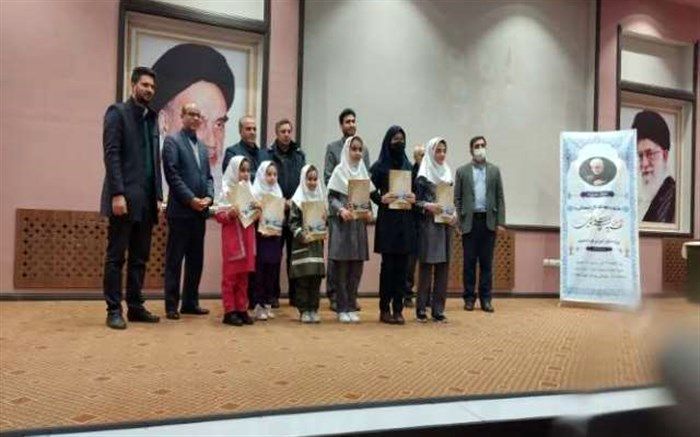 برگزاری مراسم اختتامیه جشنواره عهد کودکان دبستانی با شهید سلیمانی در اردبیل