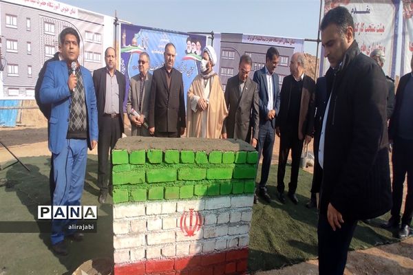 آیین خشت‌گذاری مدرسه حضرت سیدالشهدا (ع) منطقه کهریزک