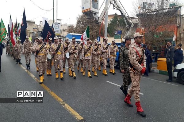 مراسم تشییع پیکر طلبه شهید حسن مختارزاده در قم