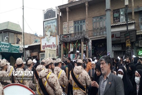 مراسم تشییع پیکر طلبه شهید حسن مختارزاده در قم