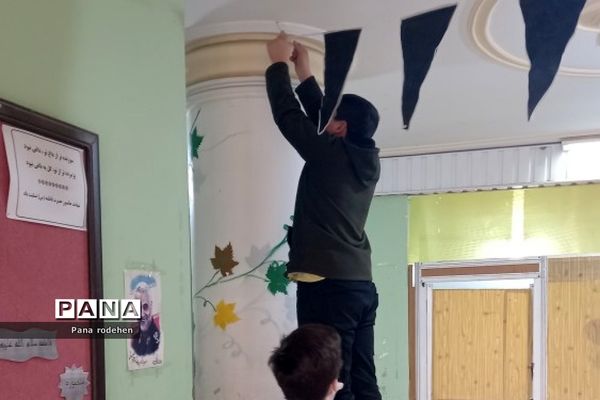 فضاسازی مدارس رودهن در ایام‌فاطمیه