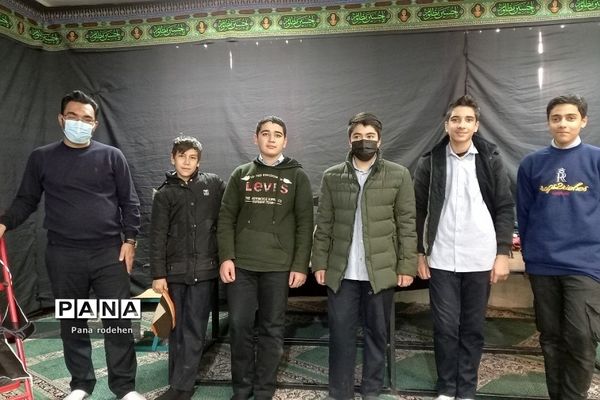 فضاسازی مدارس رودهن در ایام‌فاطمیه