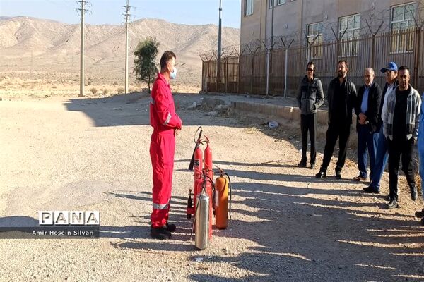 آموزش اطفا حریق در شهرستان جهرم