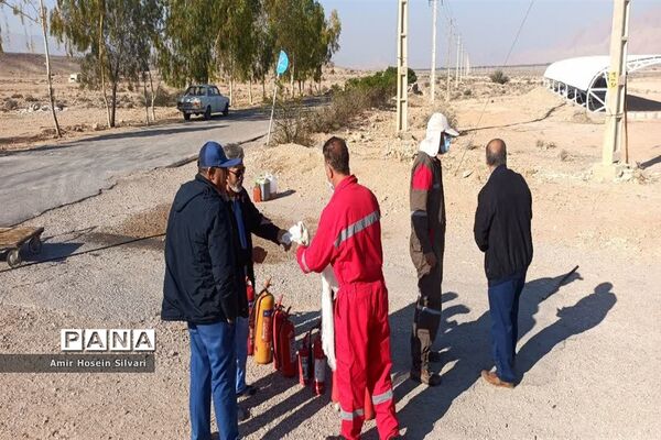 آموزش اطفا حریق در شهرستان جهرم