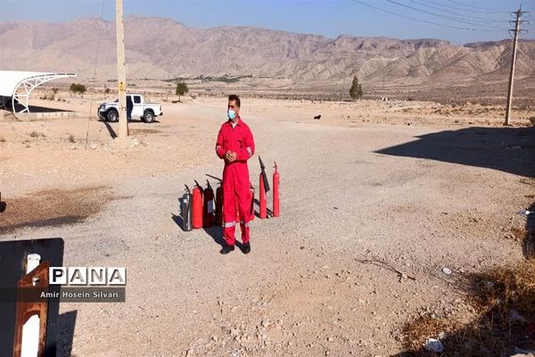 آموزش اطفا حریق در شهرستان جهرم