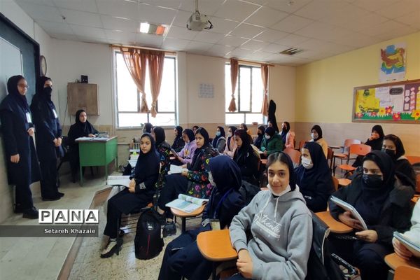 اجرای طرح مدام در دبیرستان یاس ناحیه 6 مشهد