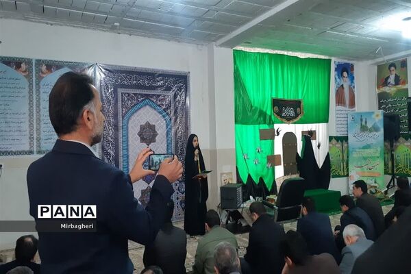 برگزاری دعای ندبه  در دبیرستان رضوانی اشکذر