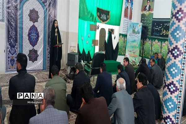 برگزاری دعای ندبه  در دبیرستان رضوانی اشکذر