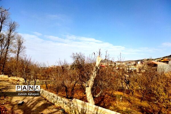 آخرین روزهای پاییزی در روستای بیدهند قم