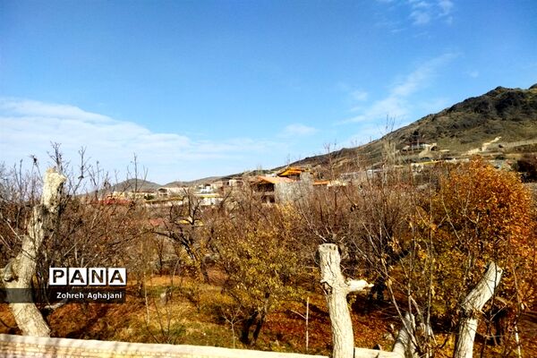 آخرین روزهای پاییزی در روستای بیدهند قم