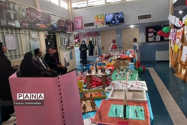 افتتاحیه المپیاد ورزشی و دست‌سازه‌های ورزشی  در دبستان حضرت زهرا(س) رودهن