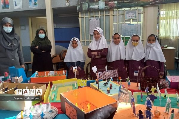 افتتاحیه المپیاد ورزشی و دست‌سازه‌های ورزشی  در دبستان حضرت زهرا(س) رودهن