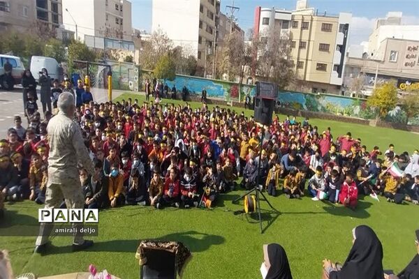 تشییع شهید گمنام در مدارس ناحیه 3 شیراز