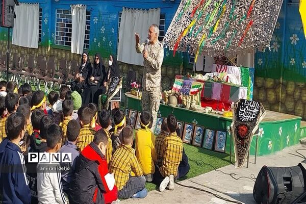 تشییع شهید گمنام در مدارس ناحیه 3 شیراز