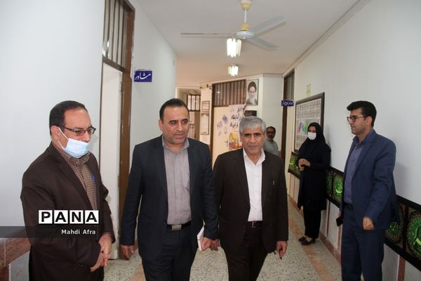 بازدید نمایندگان اداره کل آموزش پرورش از اجرای طرح جهش در مدارس شهرستان بهبهان