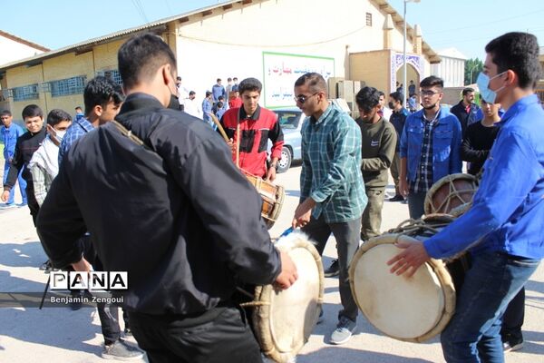 تشییع شهید گمنام در بوشهر