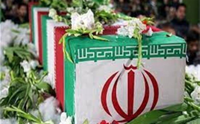 تشییع شهید گمنام دفاع مقدس در آموزش و پرورش استان همدان