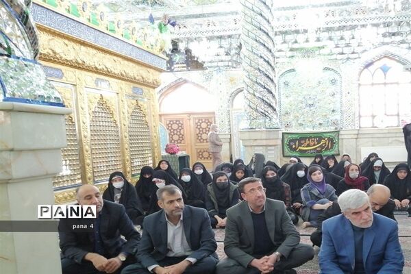 زیارت از امامزادگان پنج تن  لویزان و تجدید میثاق با شهدا