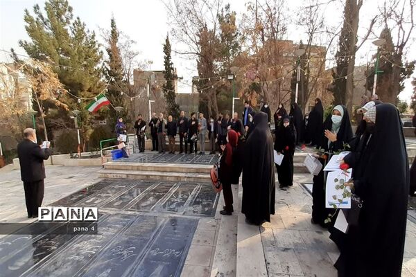 زیارت از امامزادگان پنج تن  لویزان و تجدید میثاق با شهدا