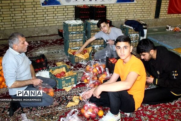 رزمایش کمک‌های مومنانه شب یلدا در فشافویه