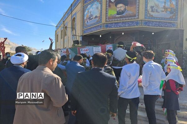 تشییع شهید گمنام در عسلویه