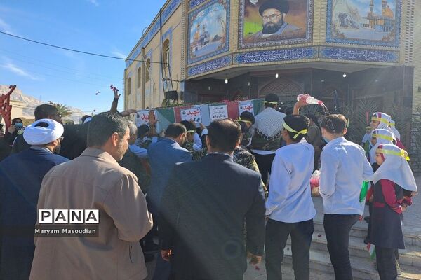 تشییع شهید گمنام در عسلویه
