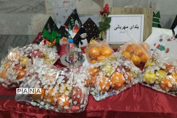 برگزاری پویش یلدای مهربانی در مدارس دخترانه شهرستان کاشمر