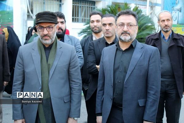تشییع شهید گمنام  درآموزش و پرورش ناحیه دو ساری
