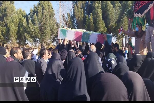 تشییع شهید گمنام  در شهرستان اقلید