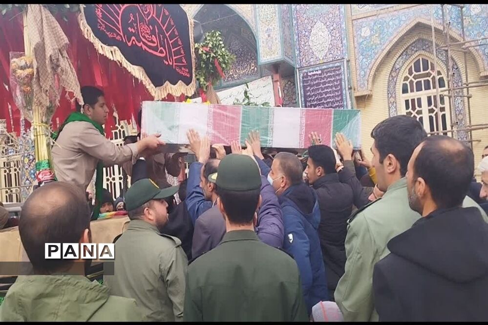 تشییع شهید گمنام  در شهرستان اقلید
