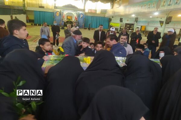 تشییع شهید گمنام  در شهرستان اقلید