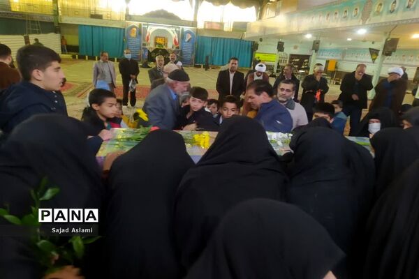 تشییع شهید گمنام  در شهرستان اقلید