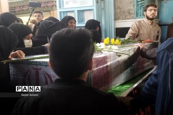 تشییع شهید گمنام  در شهرستان اقلید