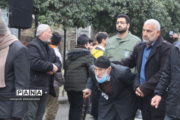 تشییع شهدای گمنام دفاع مقدس در گلوگاه