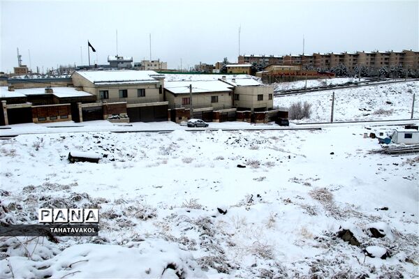 بارش برف زمستانی در پردیس
