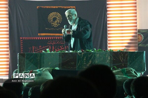 مراسم تشییع شهید گمنام در مدرسه امام رضا (ع) مشهد
