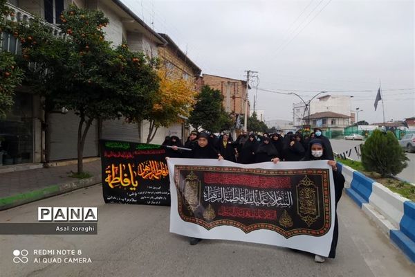 مراسم سوگواری ایام فاطمیه در میاندورود