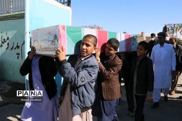 تشییع شهدای گمنام در زاهدان