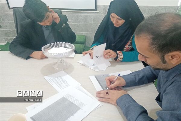 برگزاری انتخابات مجلس دانش‌آموزی شهرستان مهریز