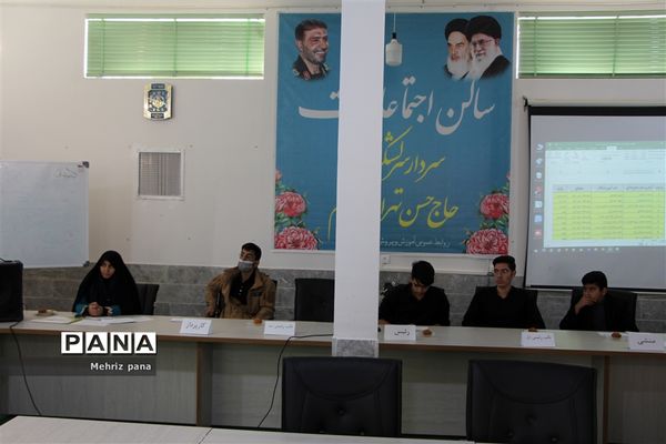 برگزاری انتخابات مجلس دانش‌آموزی شهرستان مهریز