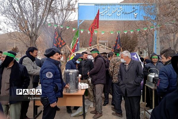 خاکسپاری پیکر شهید گمنام در پردنجان