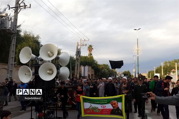 تشییع پیکر شهید گمنام در شوشتر
