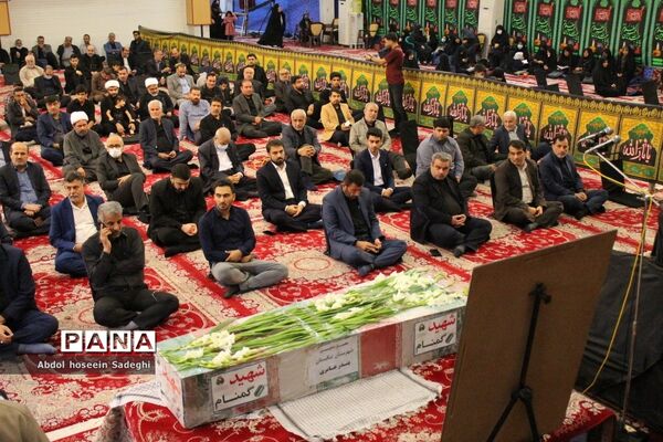 مراسم سوگواری شهادت حضرت فاطمه زهرا (س) در حسینیه ثار‌الله بوشهر