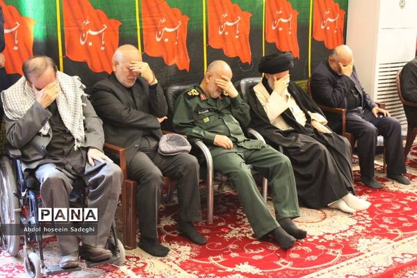مراسم سوگواری شهادت حضرت فاطمه زهرا (س) در حسینیه ثار‌الله بوشهر