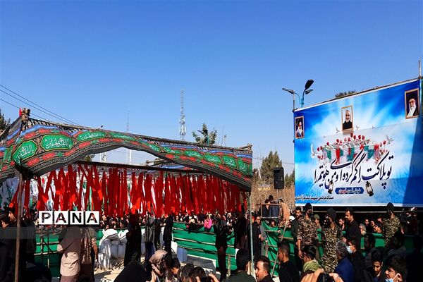تشییع و خاکسپاری شهید گمنام در یزد